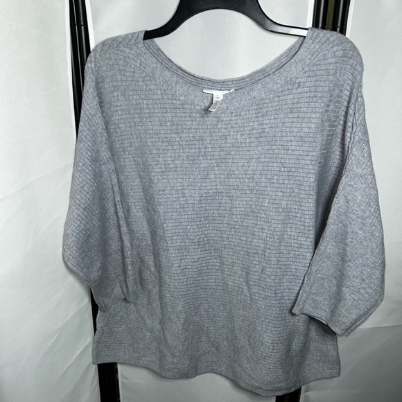 Soma Gray Crew & Scoop Neck Sweater Soft Knit - Picture 1 of 5